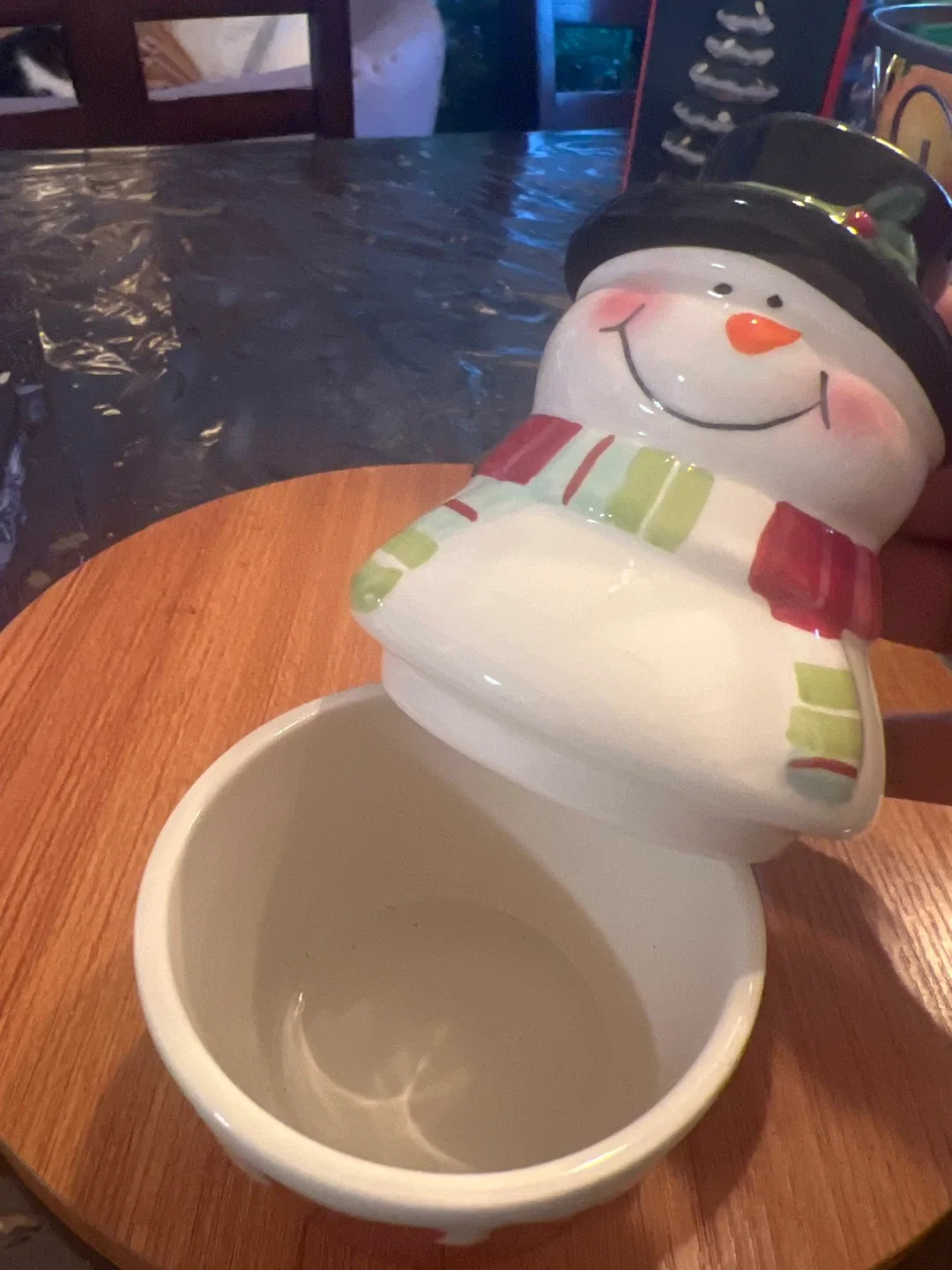 Ceramic Snowman Teapot Holder image indicator(6)