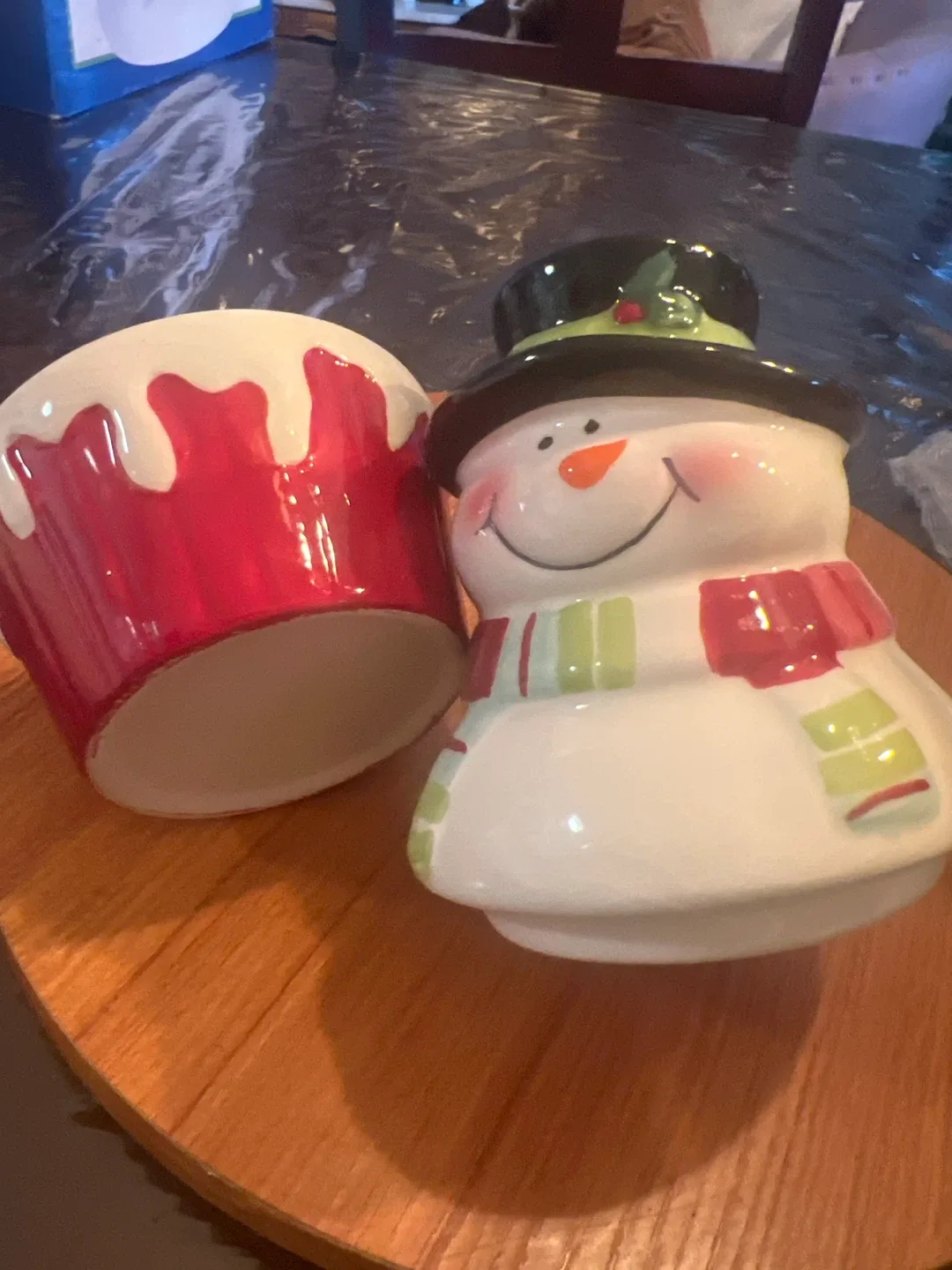 Ceramic Snowman Teapot Holder image indicator(5)