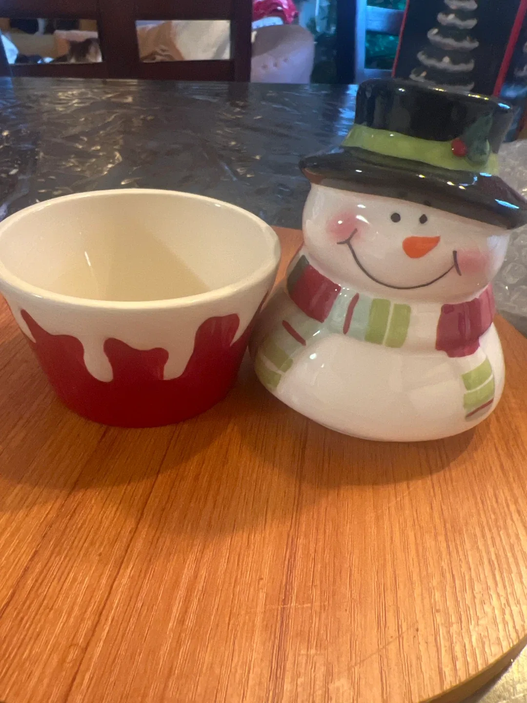 Ceramic Snowman Teapot Holder image indicator(4)