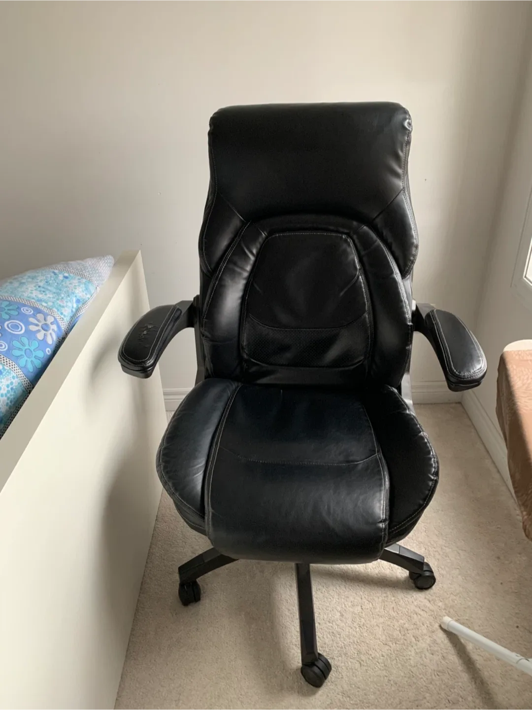 Black Leather Executive Office Chair