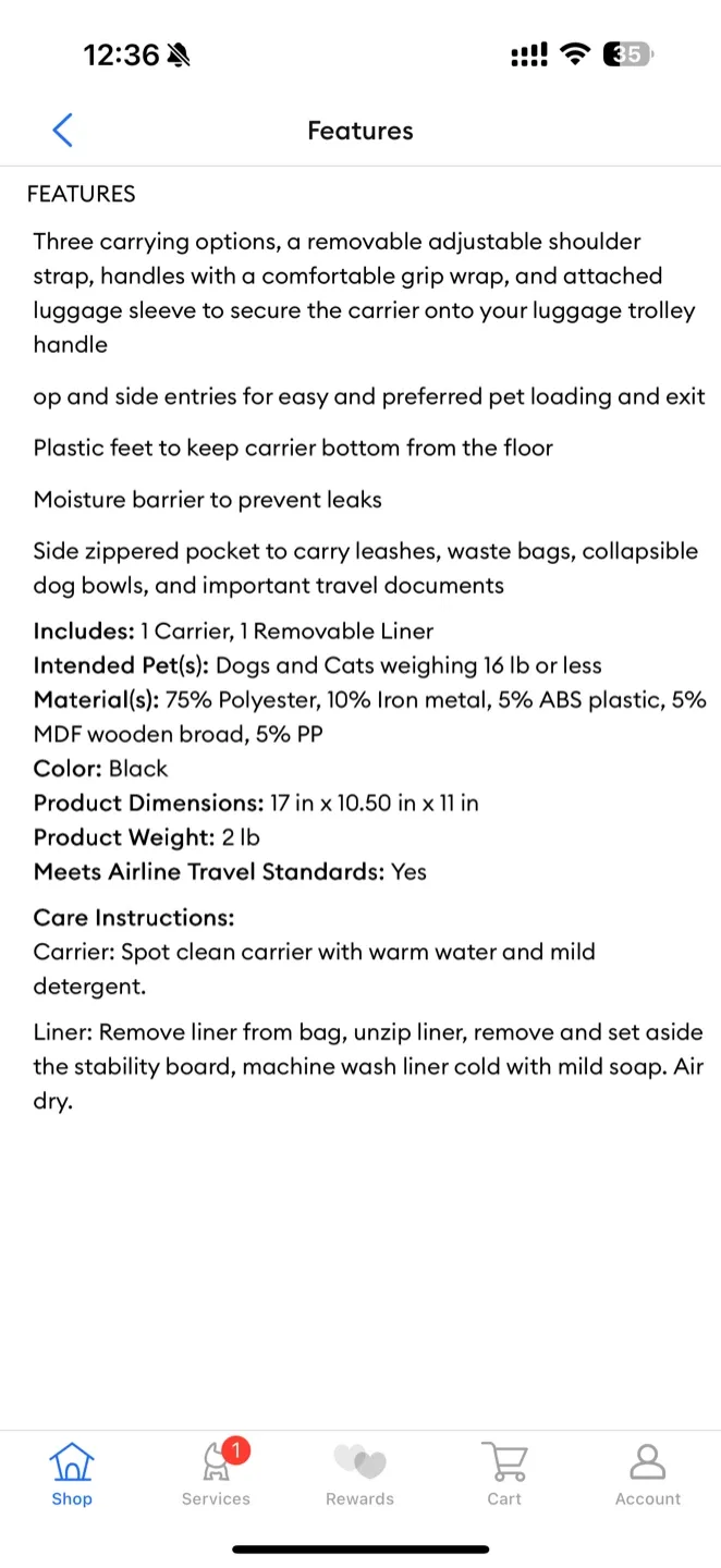 Sherpa Everyday Airline Approved Pet Carrier image indicator(4)