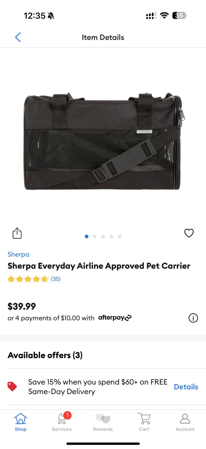 Sherpa Everyday Airline Approved Pet Carrier image indicator(3)