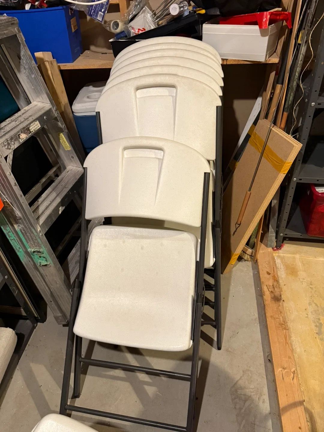 White Folding Chair 8 in total image indicator(3)