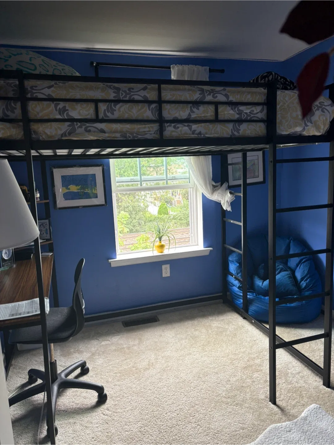 IKEA Loft Bed Frame with Desk image indicator(2)