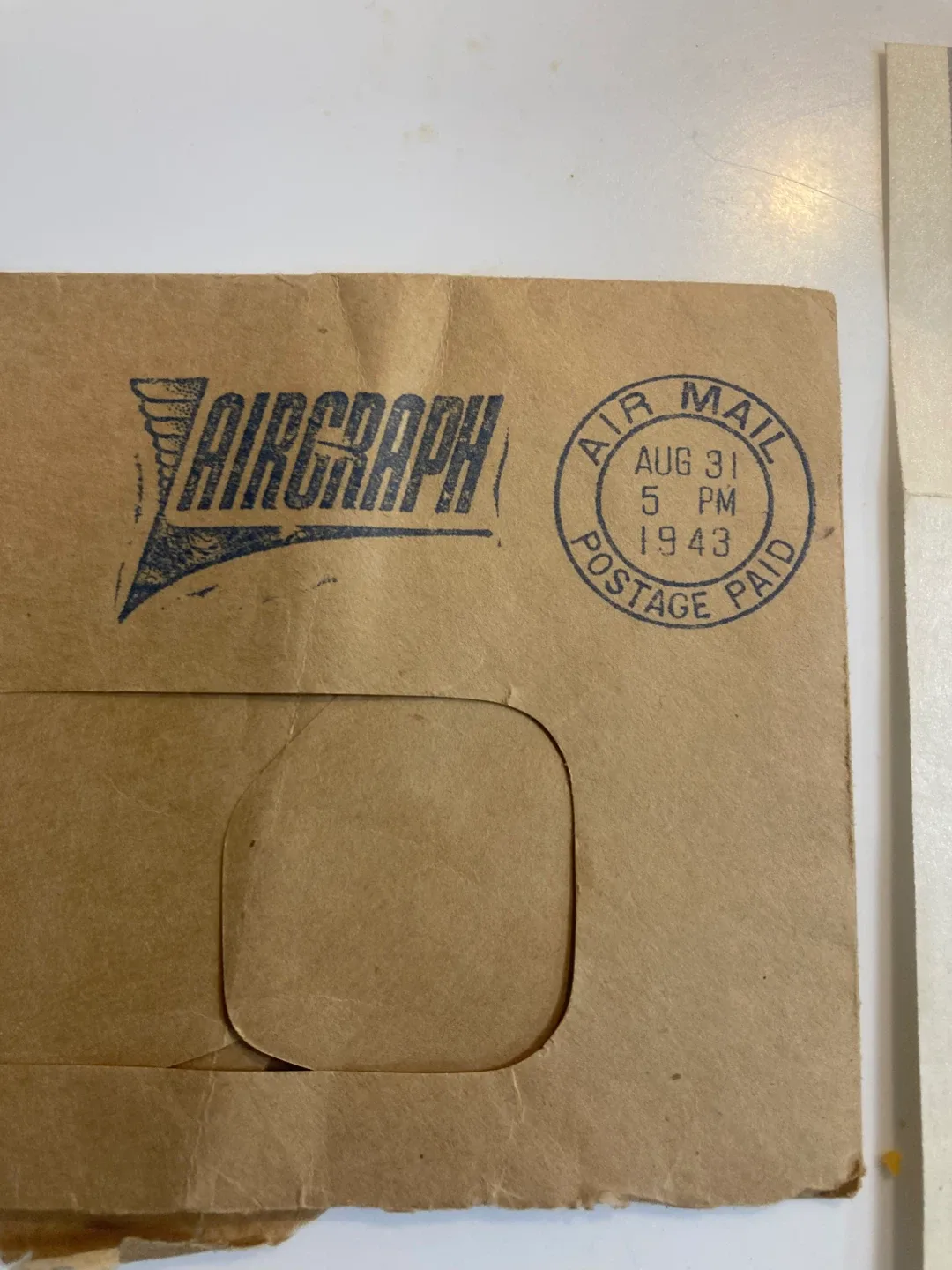 1943 WWII Letter  home to Port Colborne