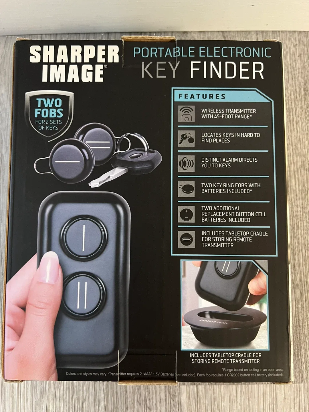 Sharper Image Portable Electronic Key Finder - New