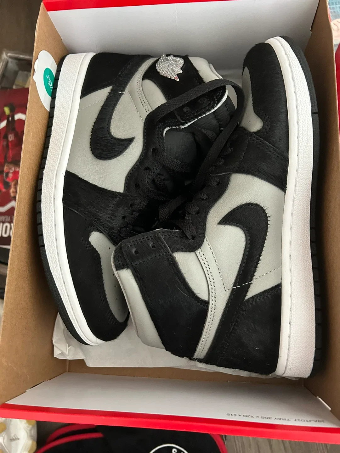 Nike Air Jordan 1 Retro High Shadow Pony Hair - Size 10 image indicator(2)