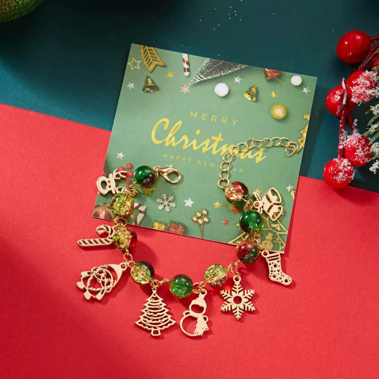 Christmas Charm Bracelet in Box image indicator(2)