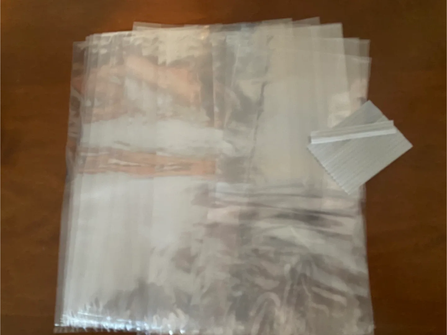 Clear plastic gift/treat bags