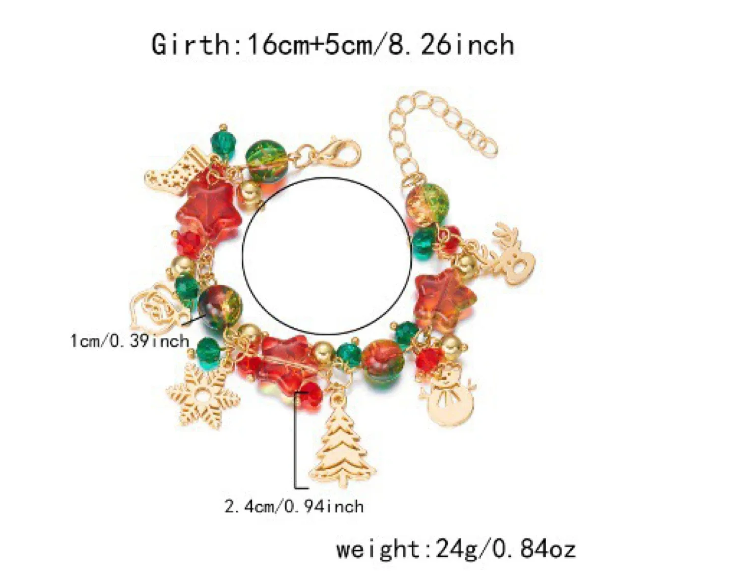 Christmas Charm Bracelet in Box image indicator(5)