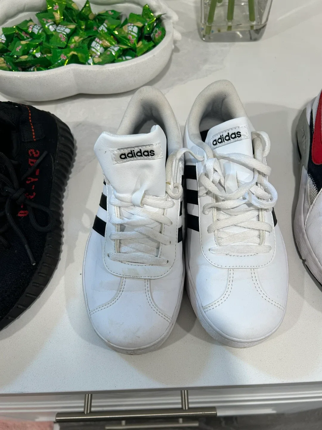 Adidas Courtset Shoes - Size 4 Youth