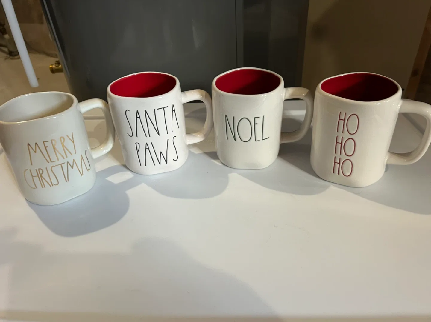 Rae Dunn Christmas Mugs bundle (4)