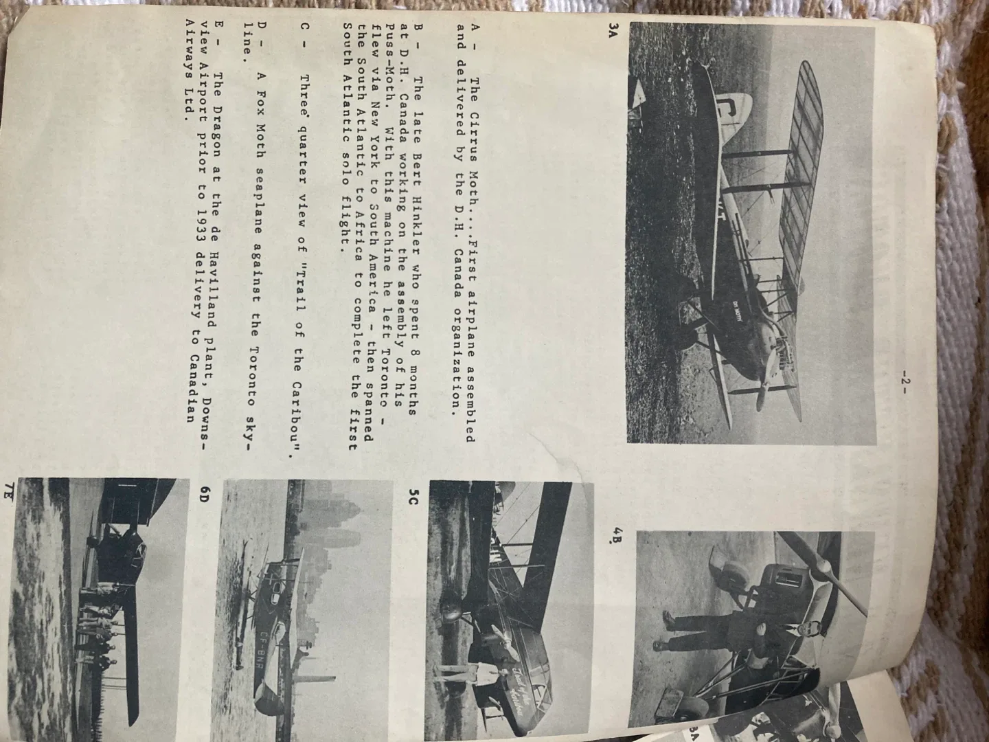 De Havilland Canada Newsletter Photos image indicator(3)