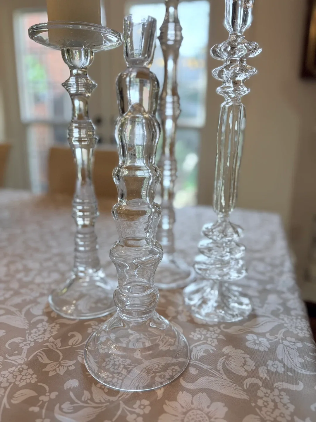 ✨ Set of 4 Glass Candle Holders – Perfect for Special Events 💎 image indicator(3)