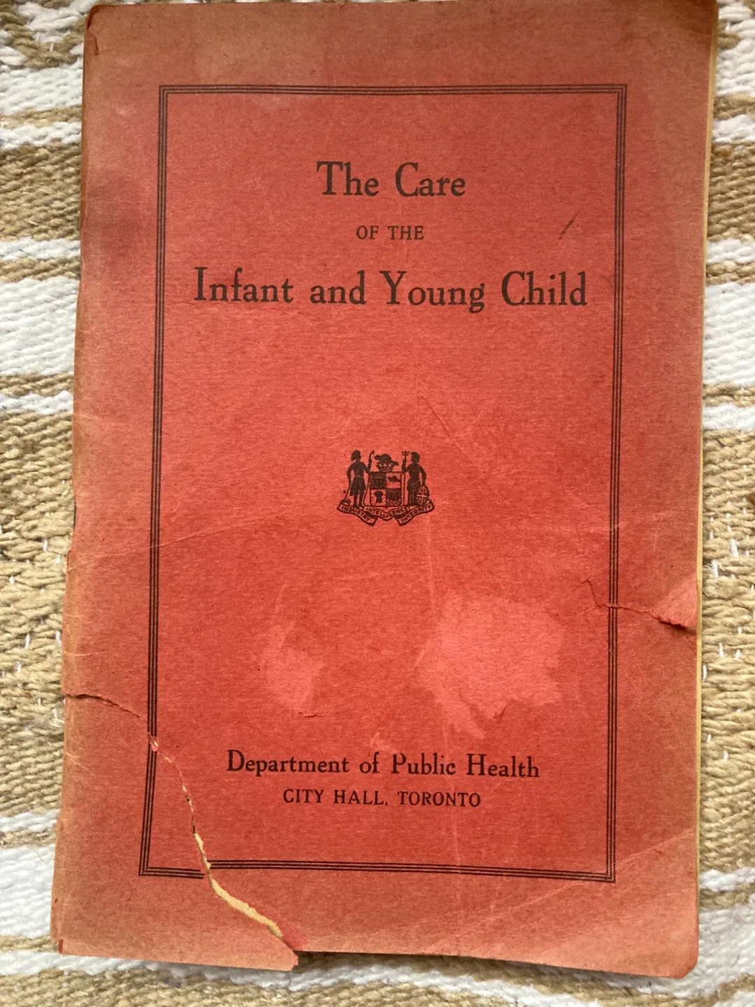 The Care of the Infant and Young Child Book