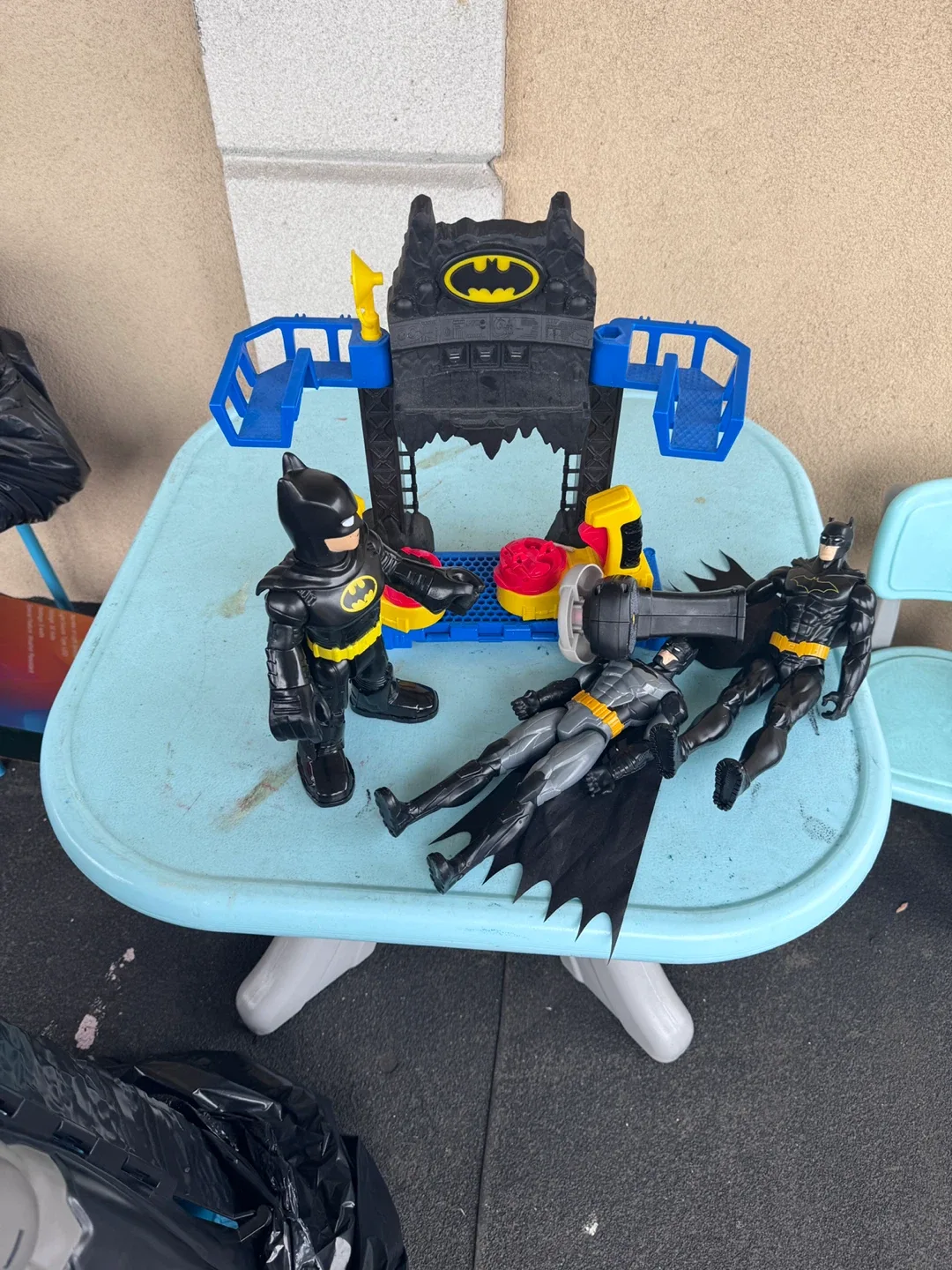 Batman toys all of them on the pic