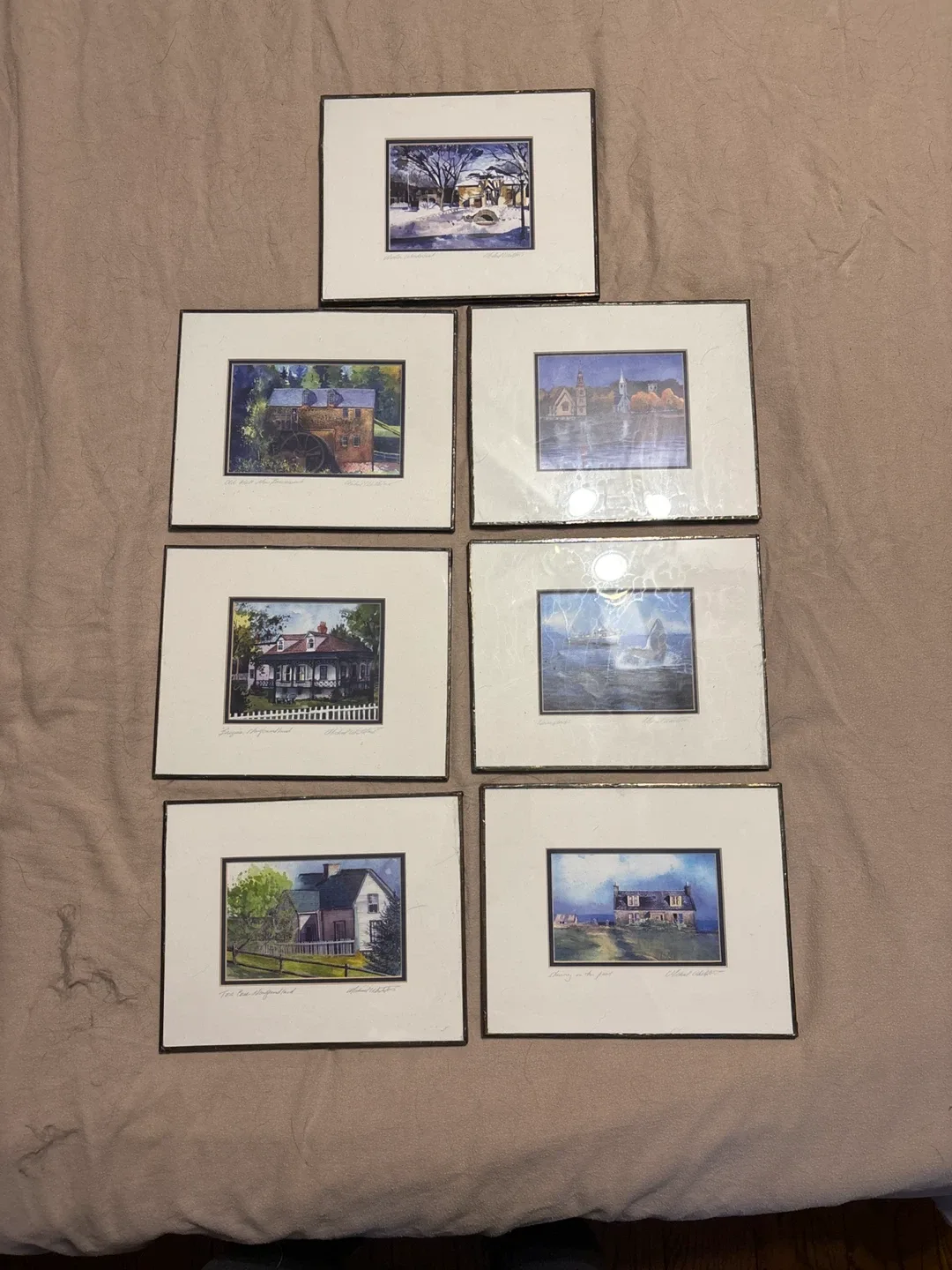 Mike Whitelaw Framed Prints - Set of 7