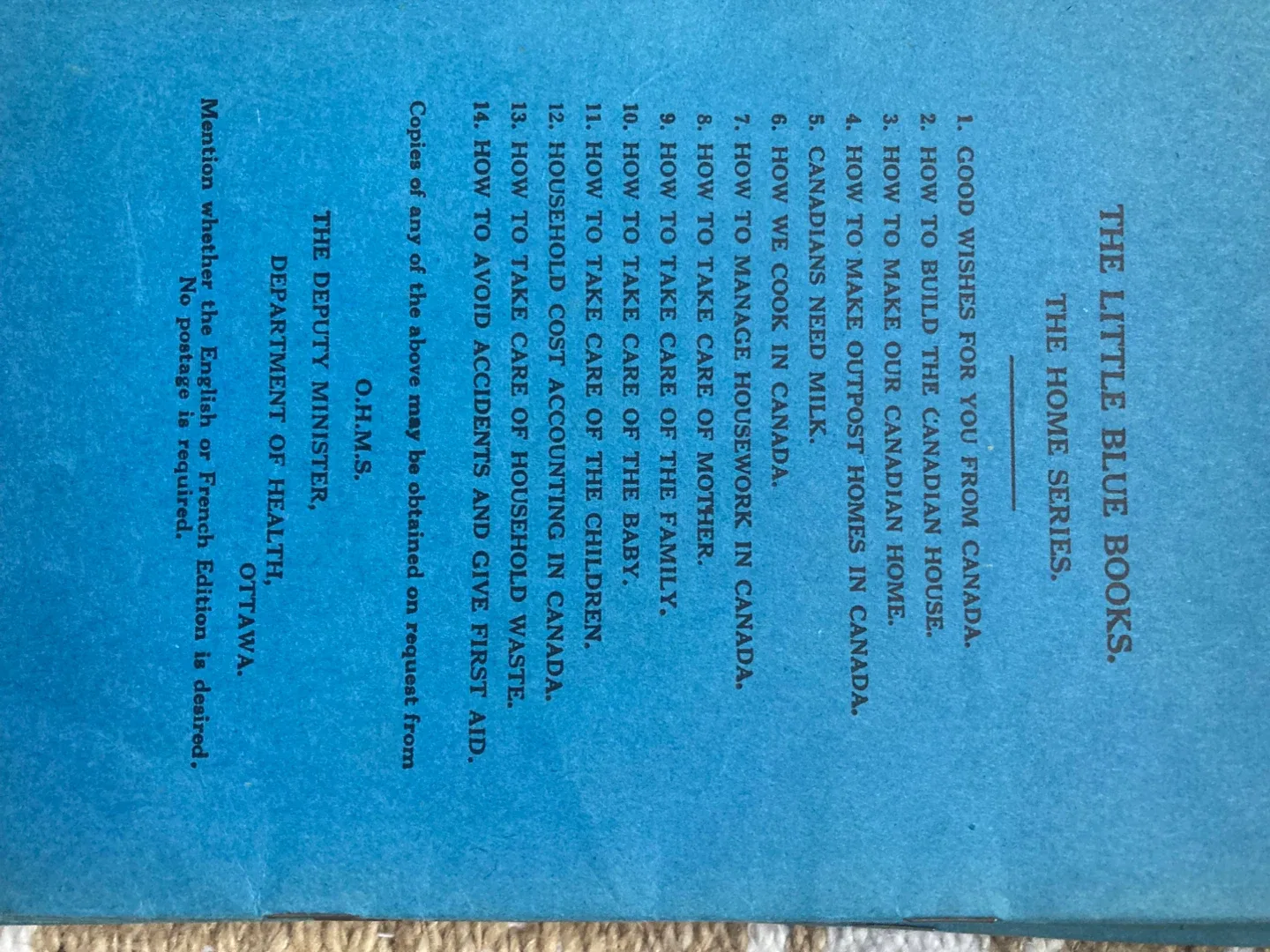 The Little Blue Books Home Series image indicator(3)