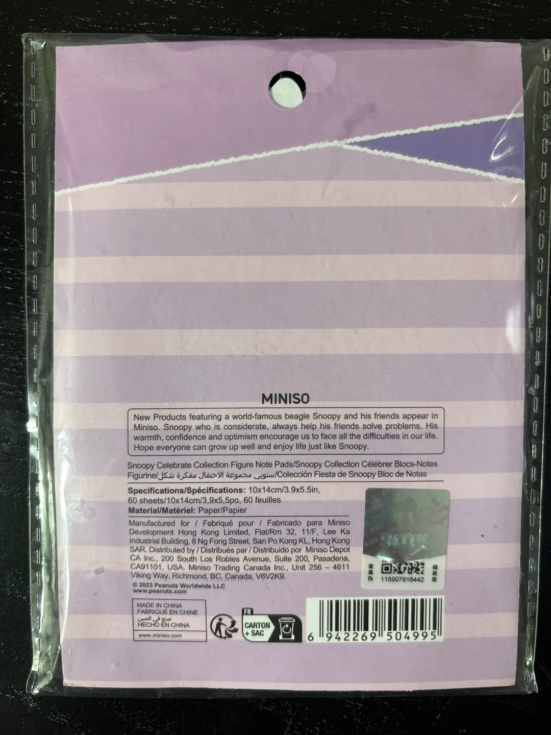 Miniso Peanuts Snoopy Note Pads - New! image indicator(2)