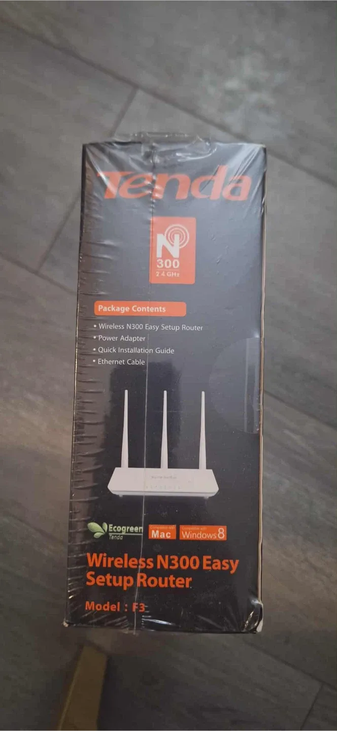 Tenda F3 300Mbps Wireless Router, with 3 Fixed Antenna, 3Lan image indicator(7)