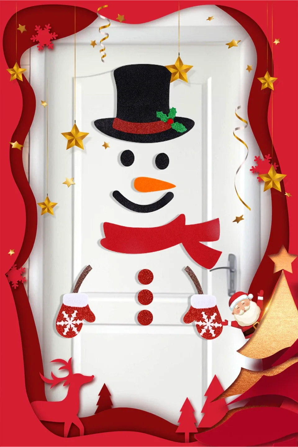 Snowman Door Decoration image indicator(2)