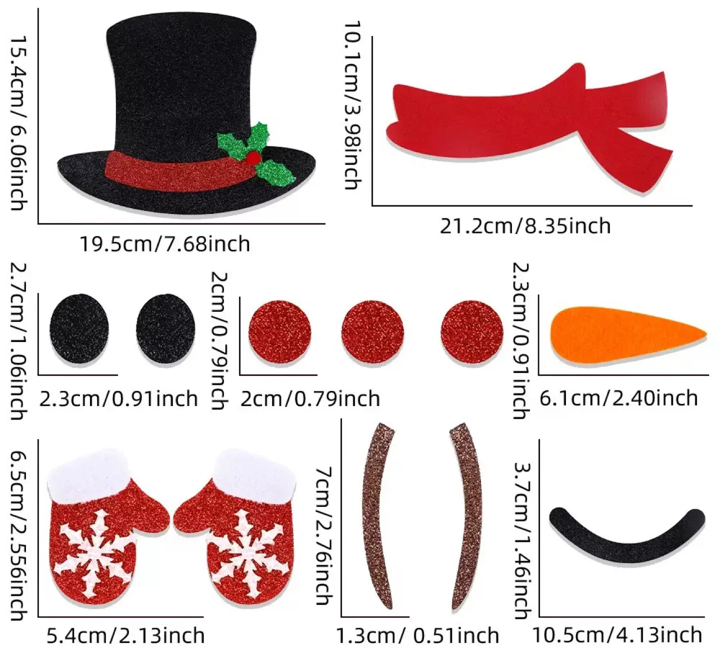 Snowman Door Decoration image indicator(3)