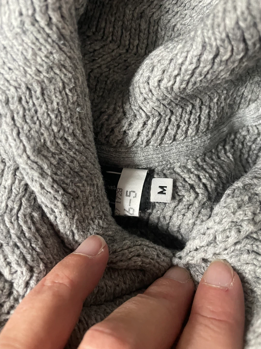Jack & Jones Grey Knit Sweater - Size M - photo 2