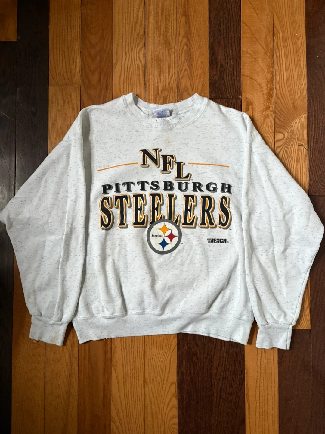 Vintage NFL Pittsburgh Steelers Crewneck Sweatshirt L 90s