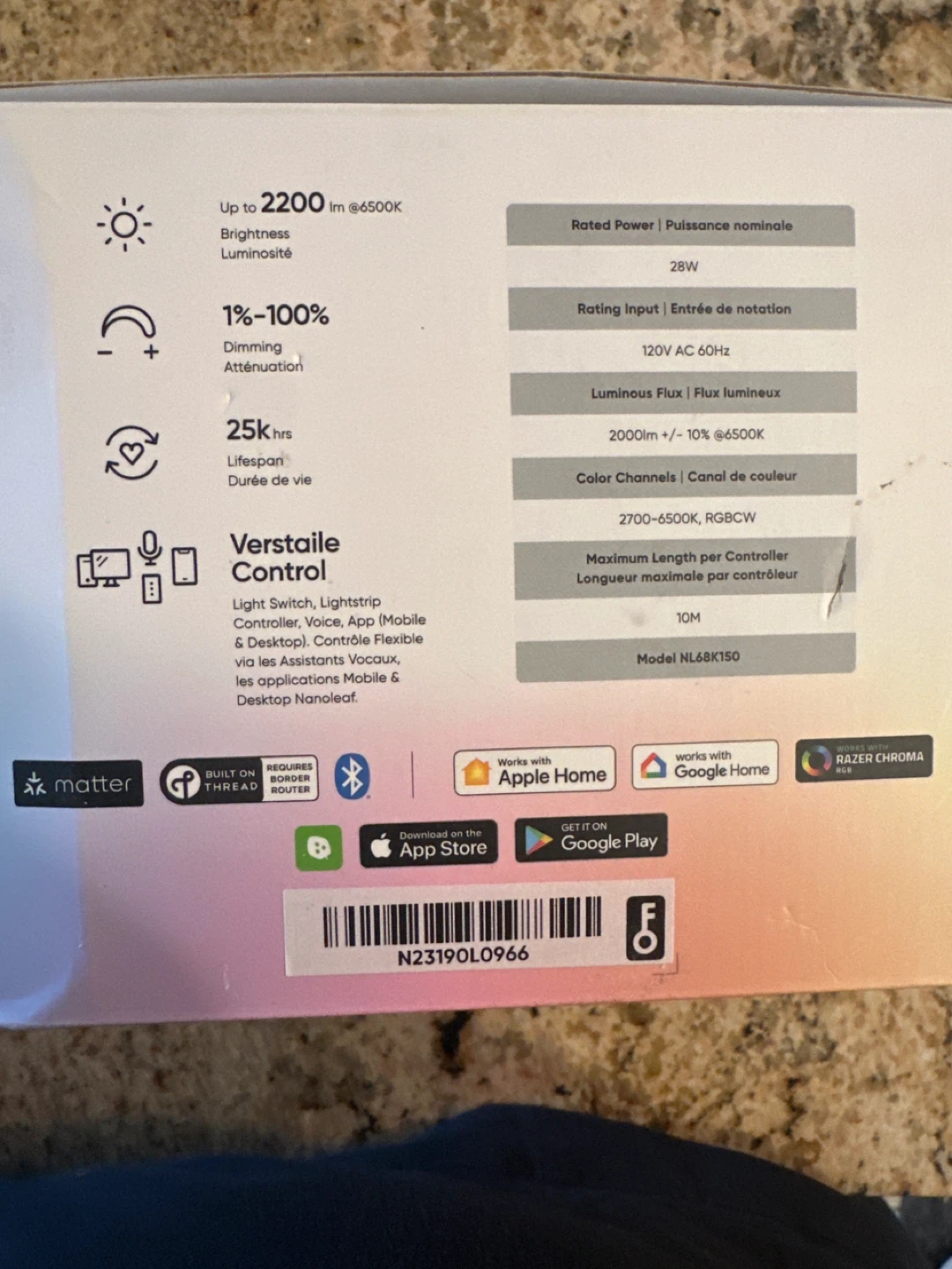 Nanoleaf Essentials Matter Smart Lightstrip - 5M - photo 3