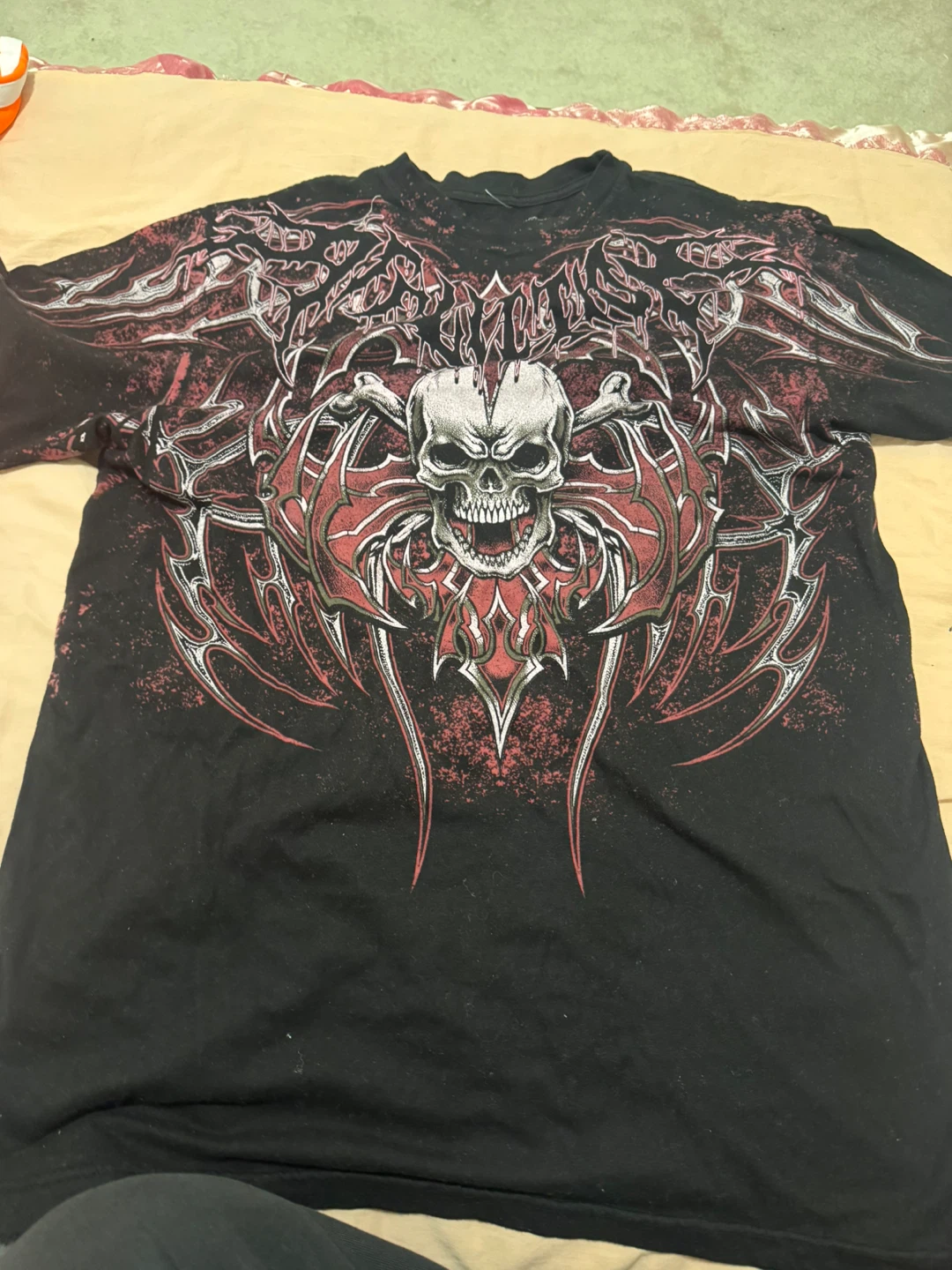 Black Skull Graphic T-Shirt