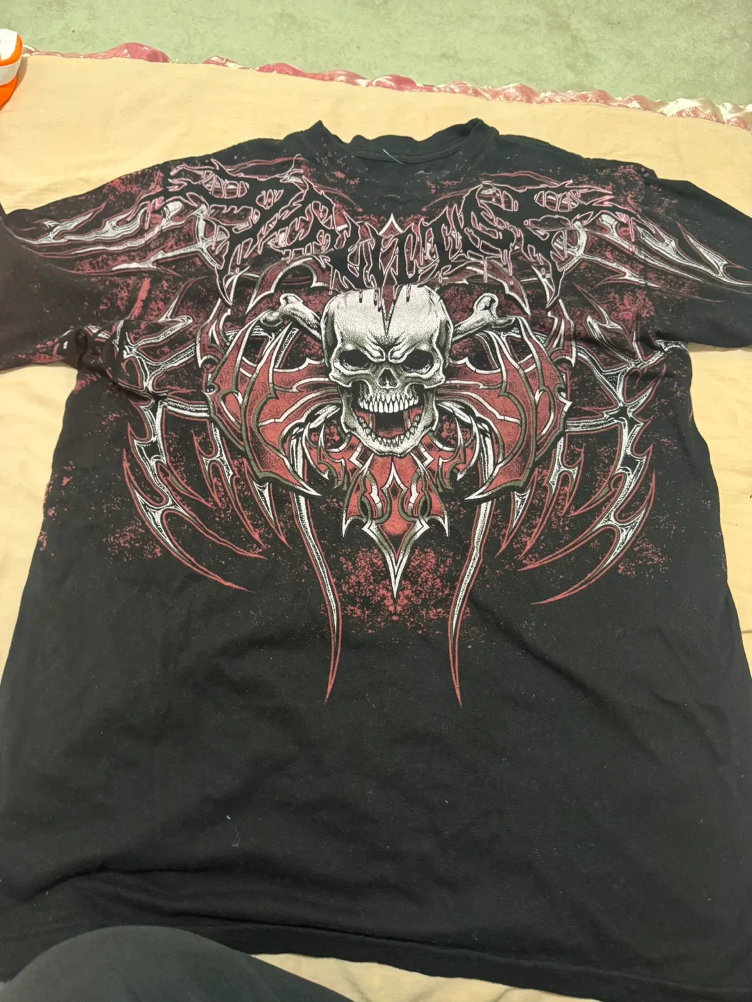 Black Skull Graphic T-Shirt