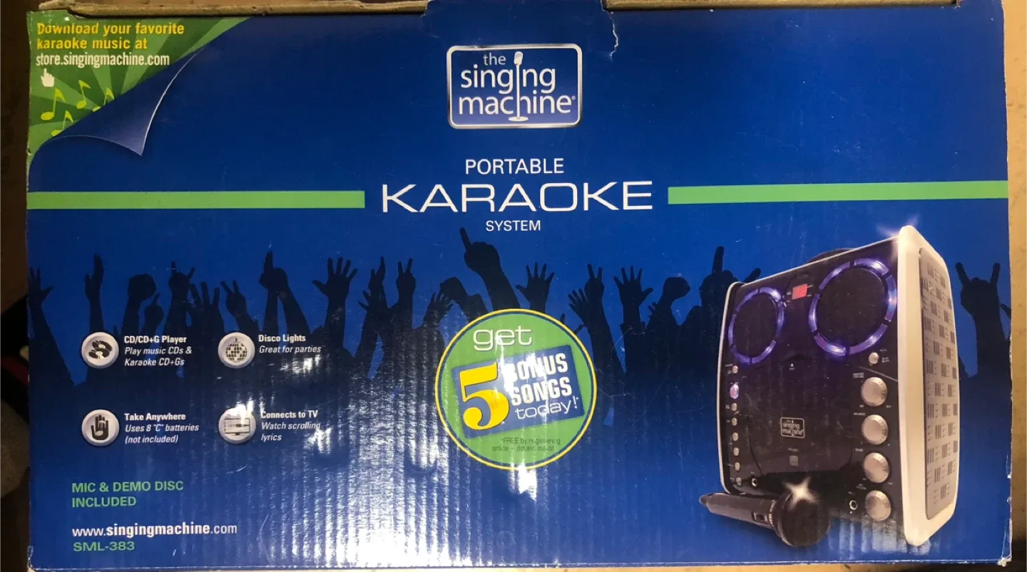 Brand new Karaoke machine image indicator(4)