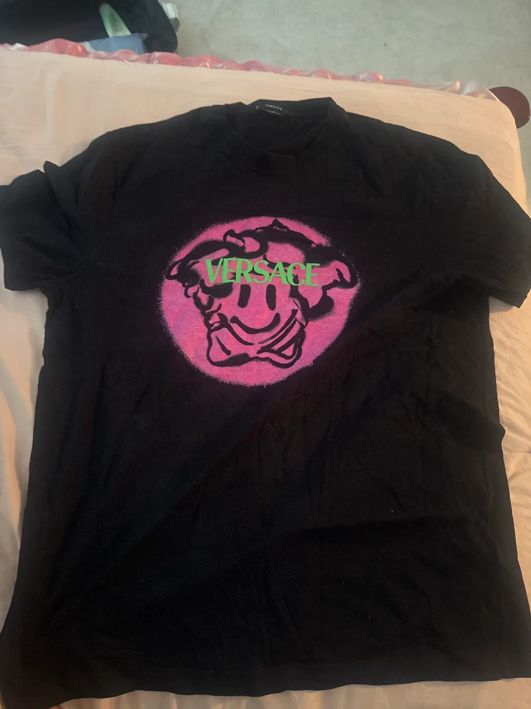 Versace Black Graphic T-Shirt