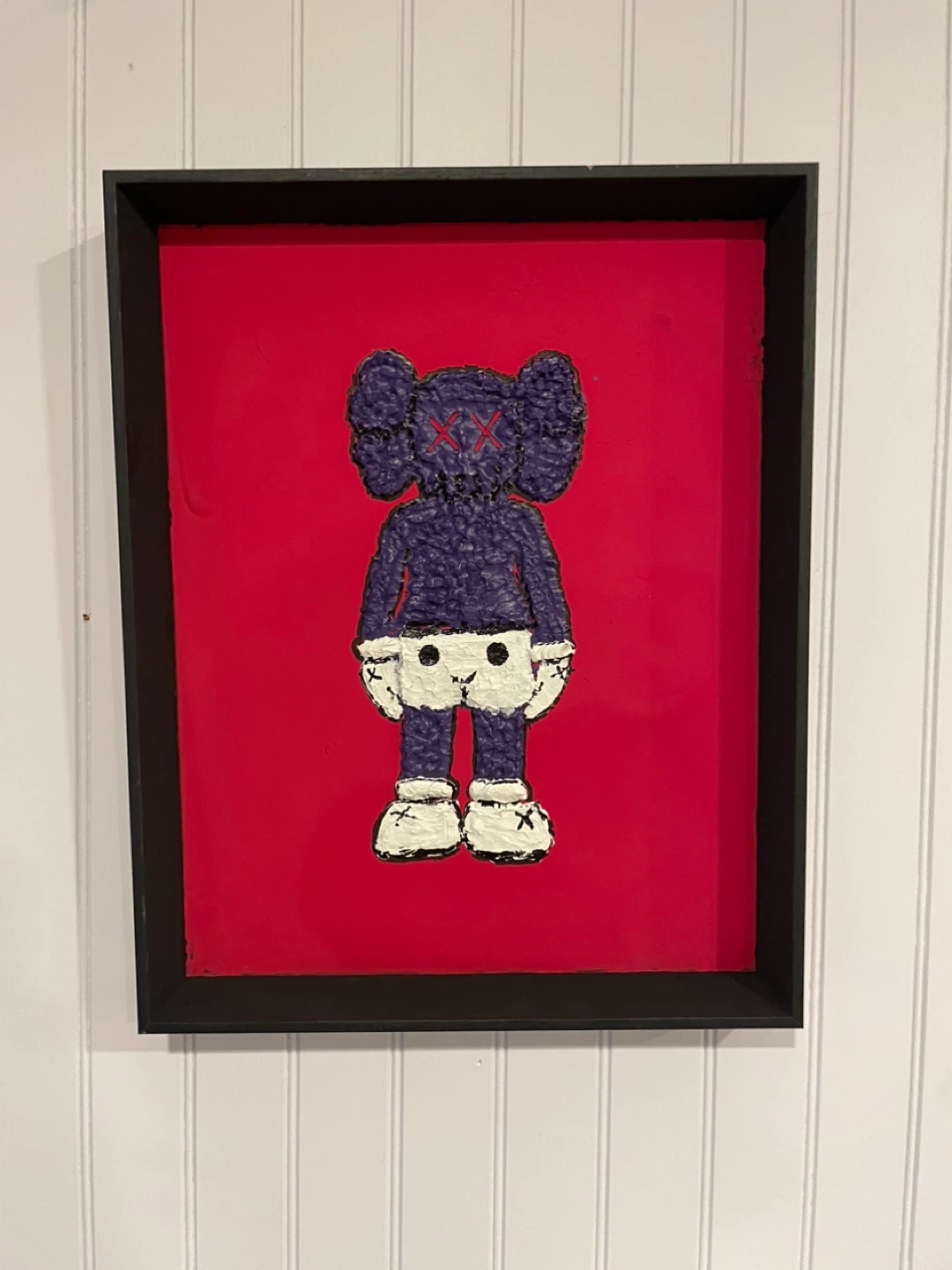Kaws Sesame Street Framed Art - photo 3