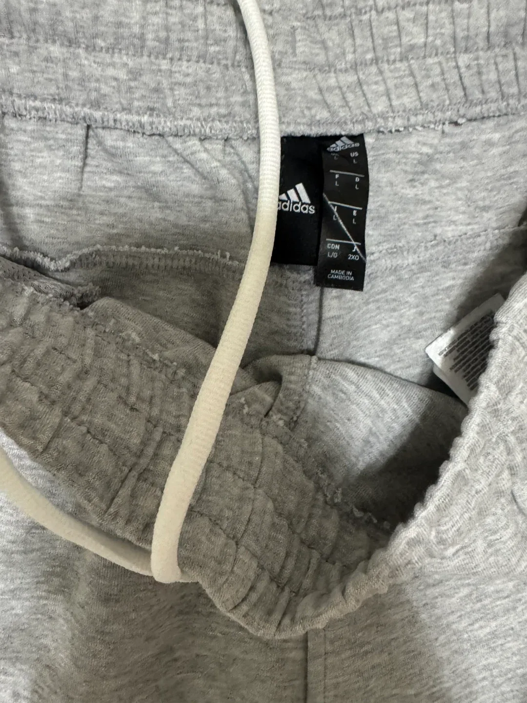 Adidas Grey Sweatpants Size L image indicator(3)