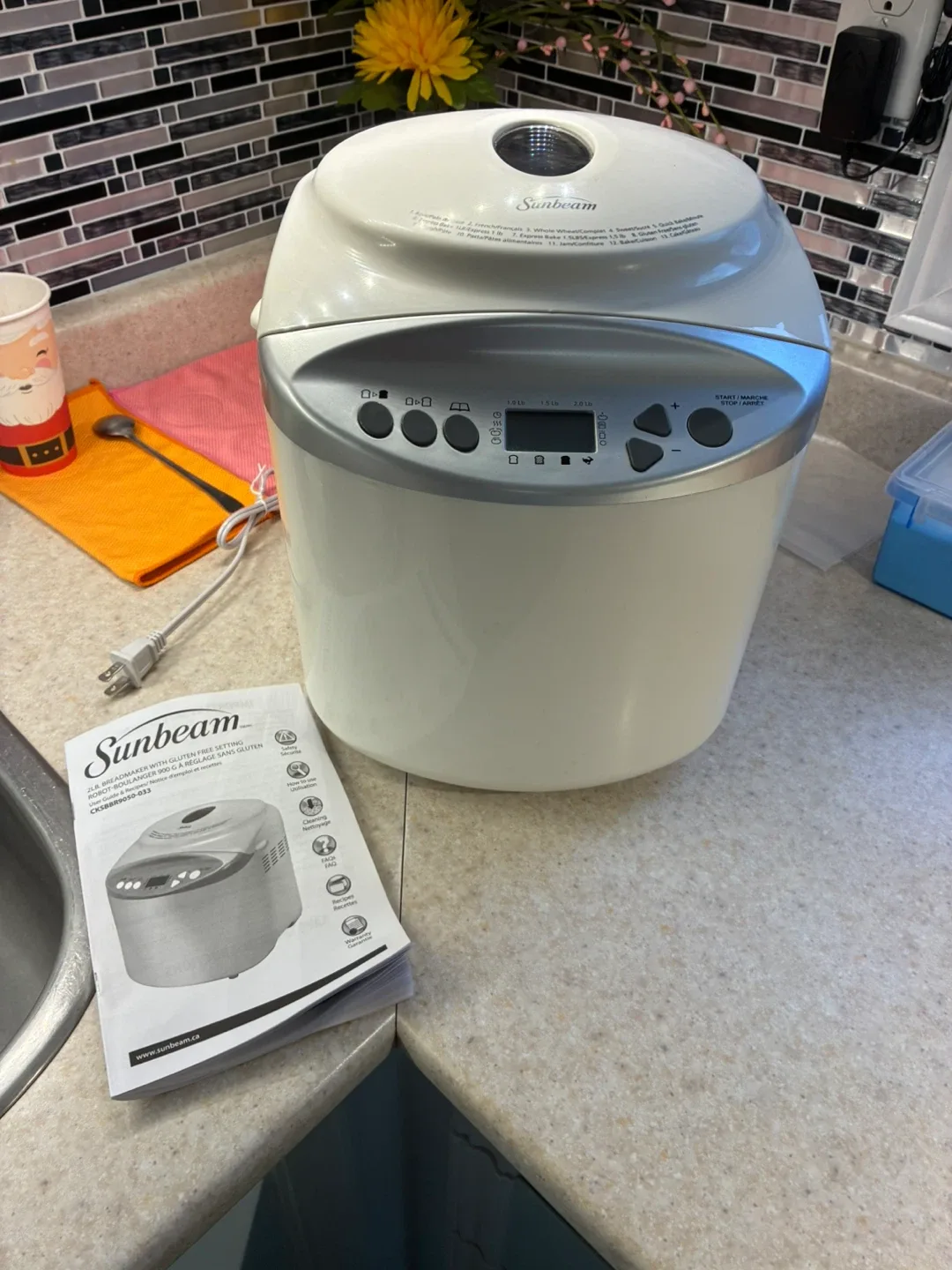 Sunbeam 2LB Breadmaker - Like New!