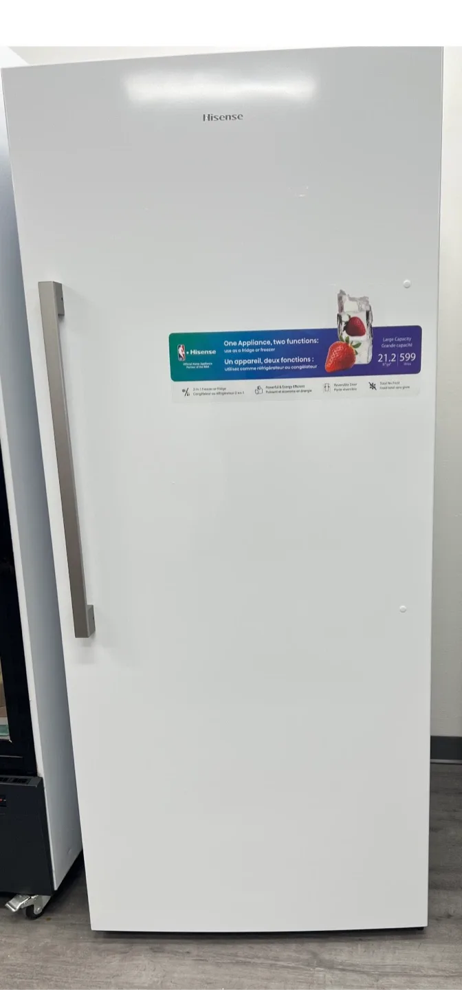 Hisense 21.2 cu ft White Upright Freezer - NEW!only 650/- image indicator(2)