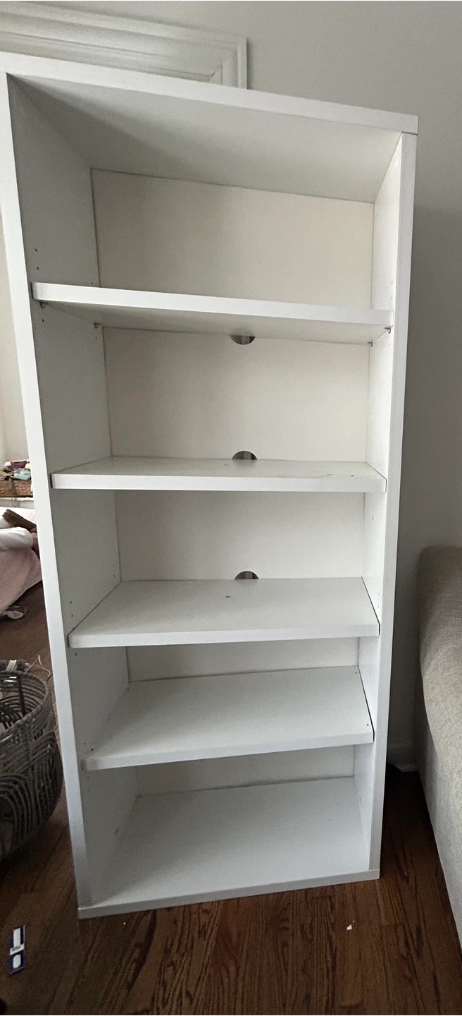 White Bookshelf