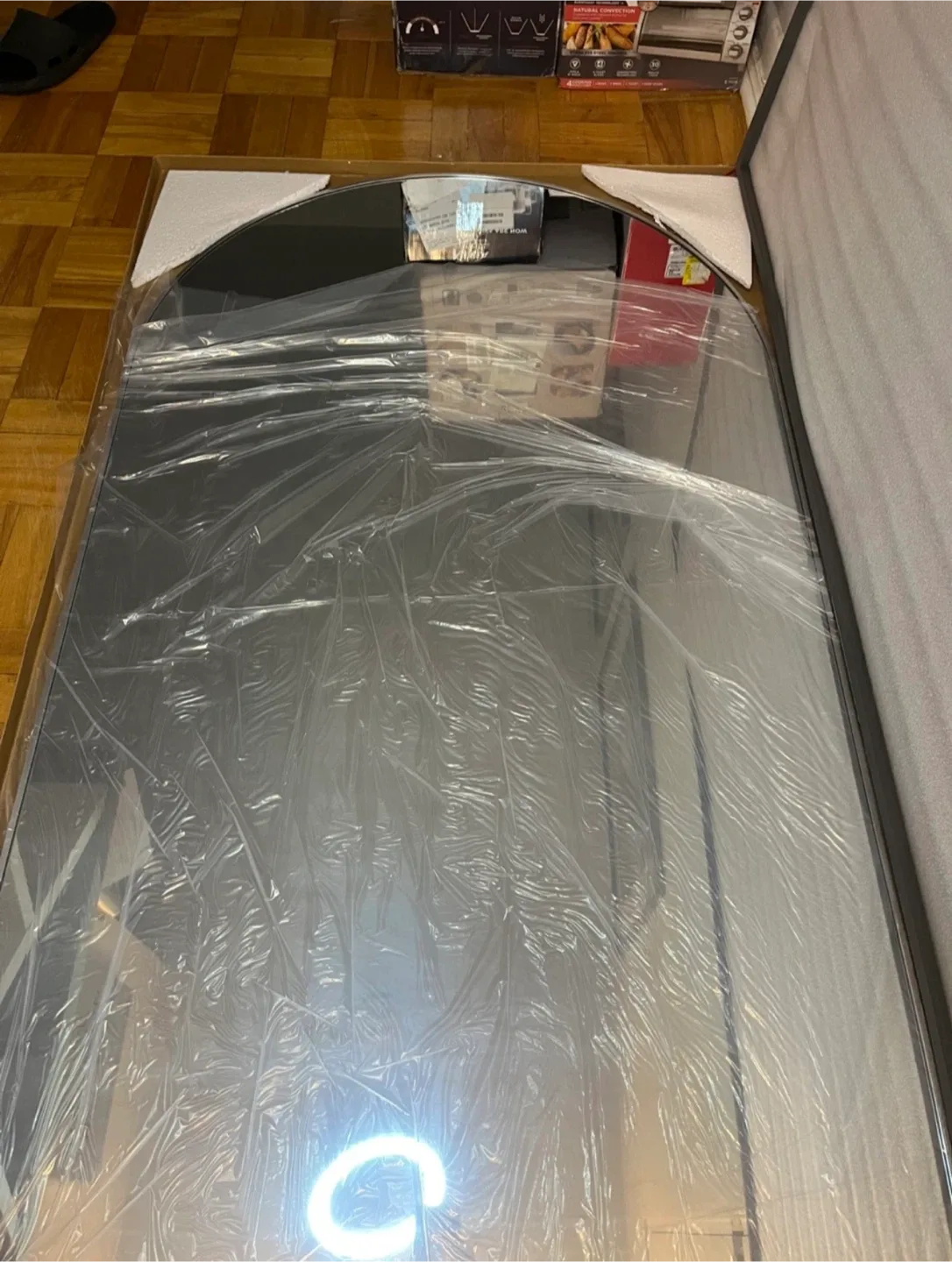 Arched Full Length Mirror - Sliver Frame image indicator(2)