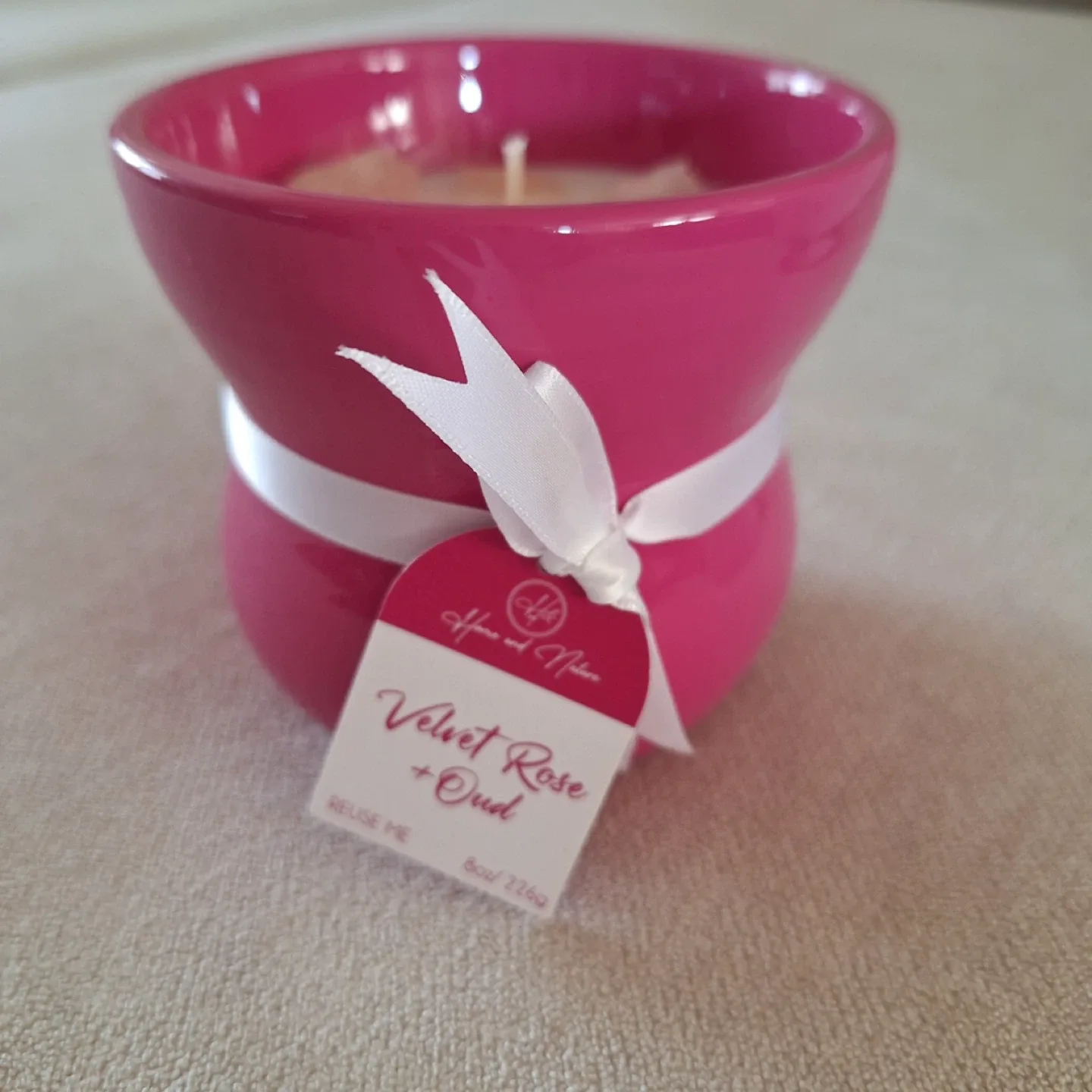 Home & Nature Velvet Rose + Oud Candle