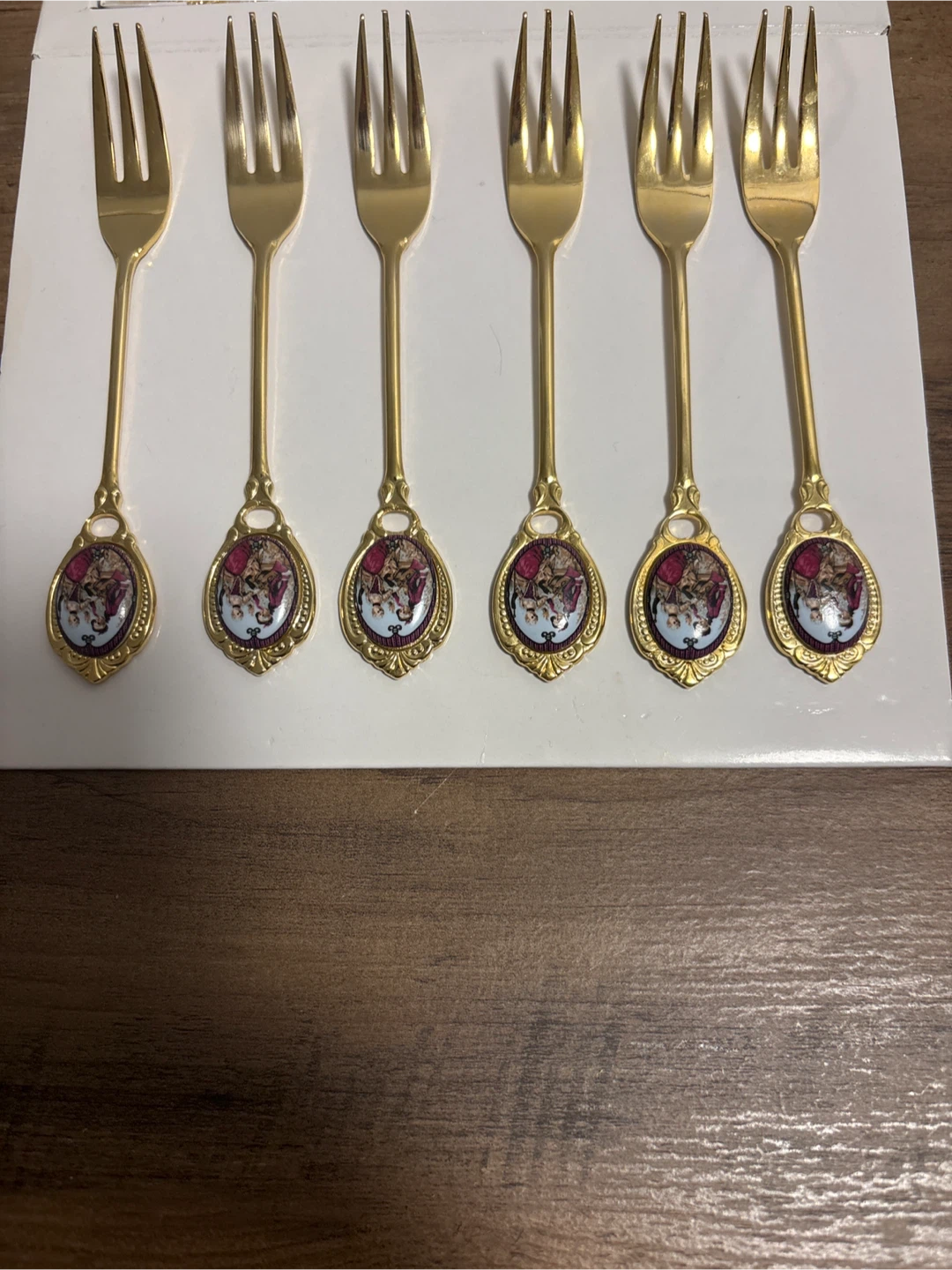 Gold Spoons and Forks Set (11 pcs) - photo 3