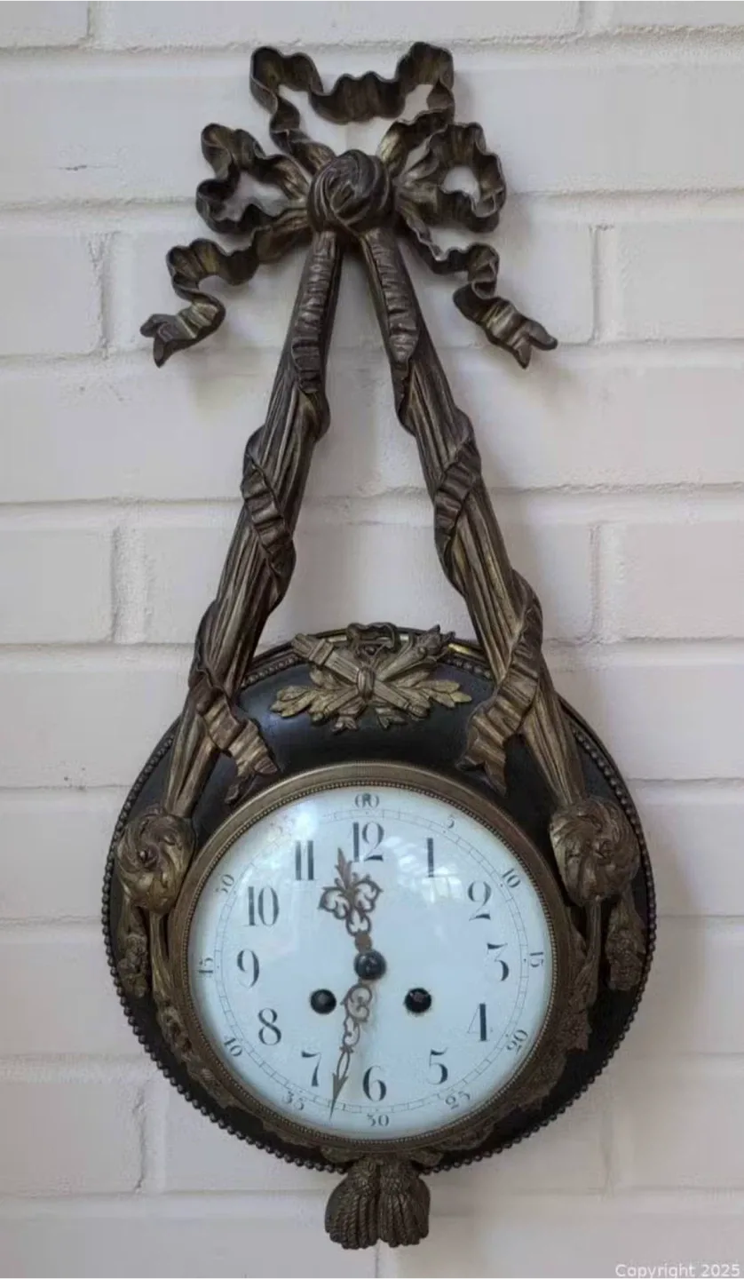 Antique French Wall Clock