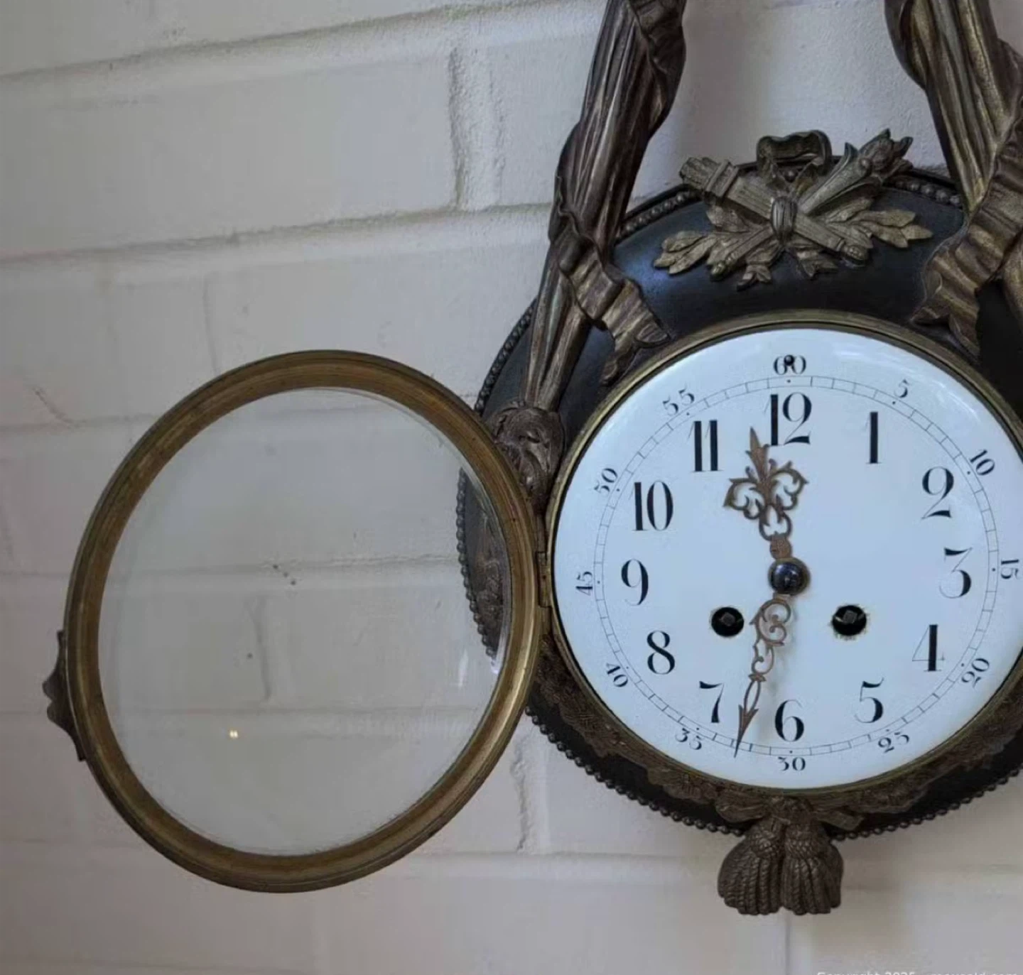 Antique French Wall Clock - photo 3