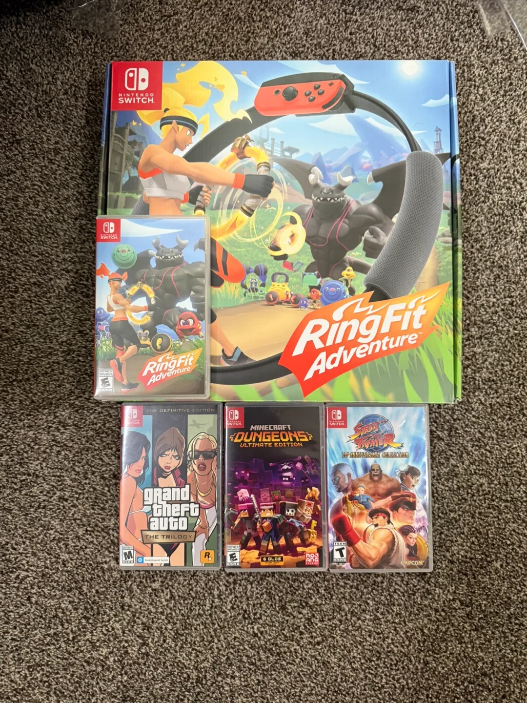 Nintendo Switch Games: Ring Fit Adventure, GTA Trilogy
