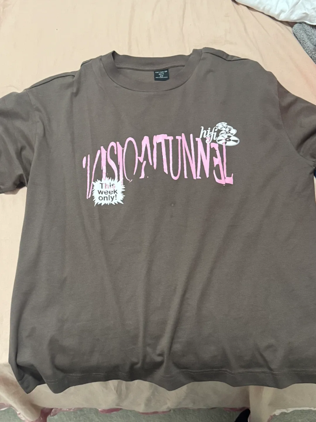 SHEIN Vision Tunnel T-Shirt, Size M