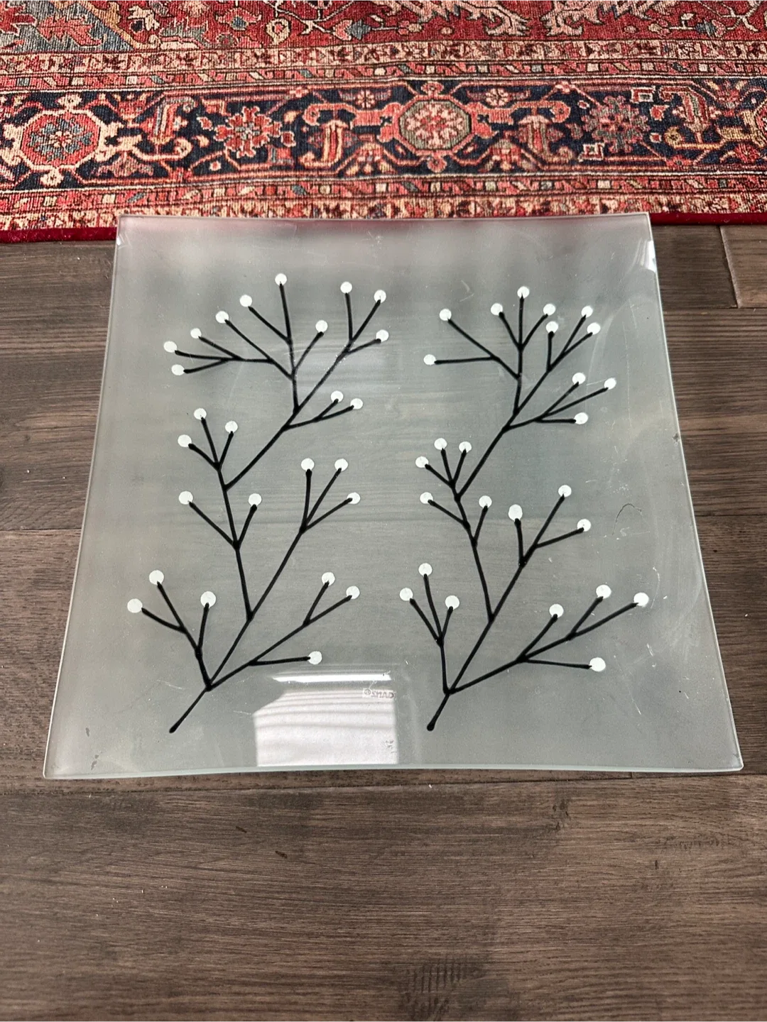 Ganz Glass Plate with Tree Design - $5 - East York