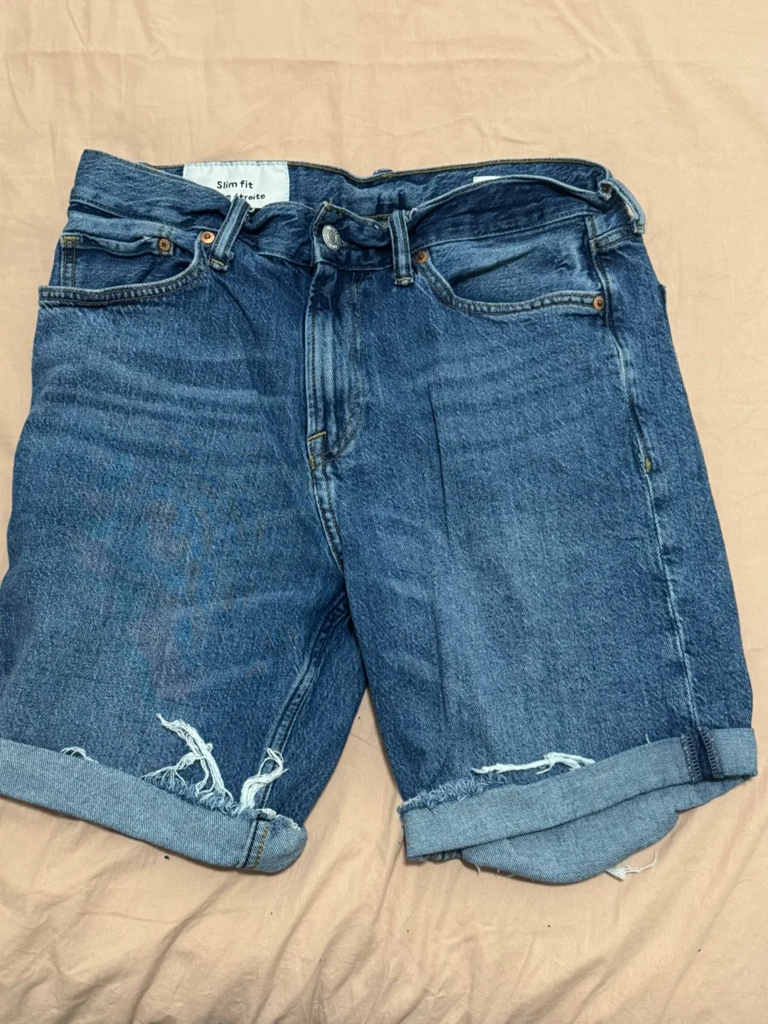 H&M Slim Fit Denim Shorts - Size 32