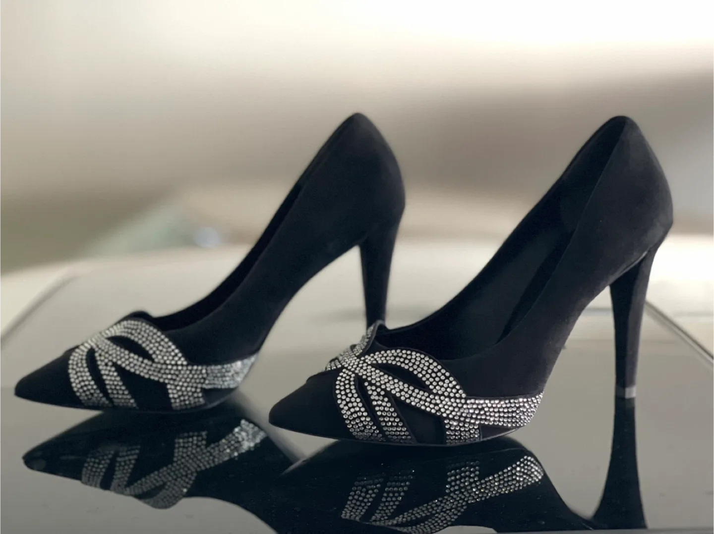 Stellina Black Heels - Size 38