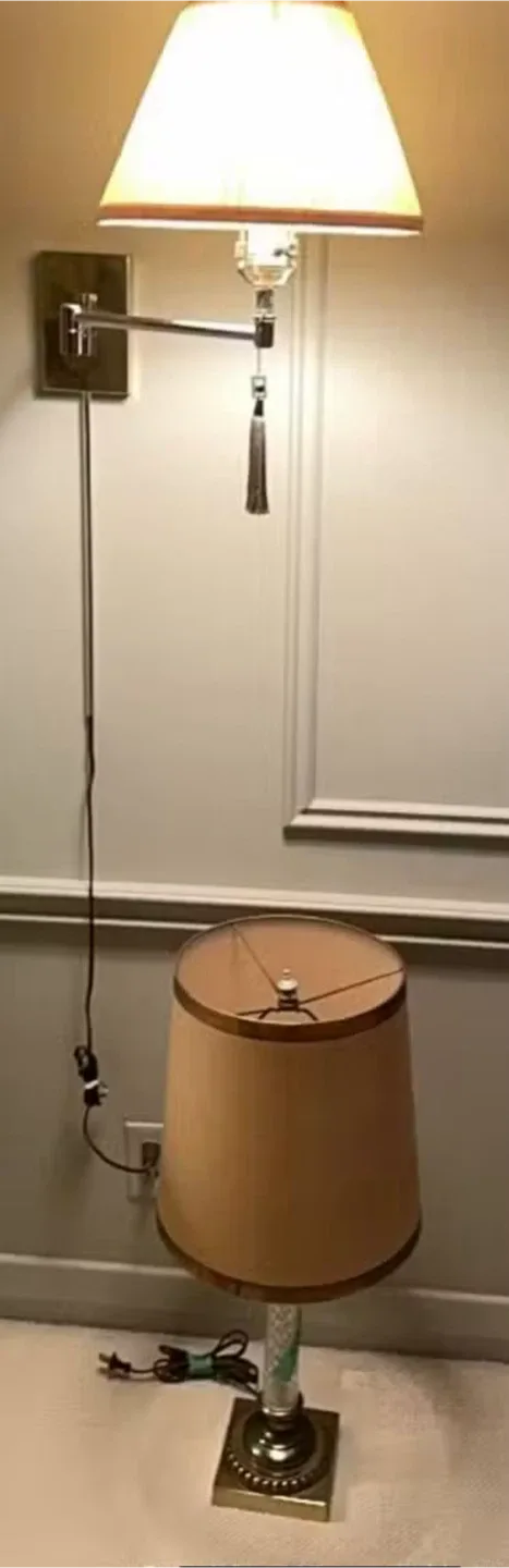 Vintage Style Table & Wall Lamps