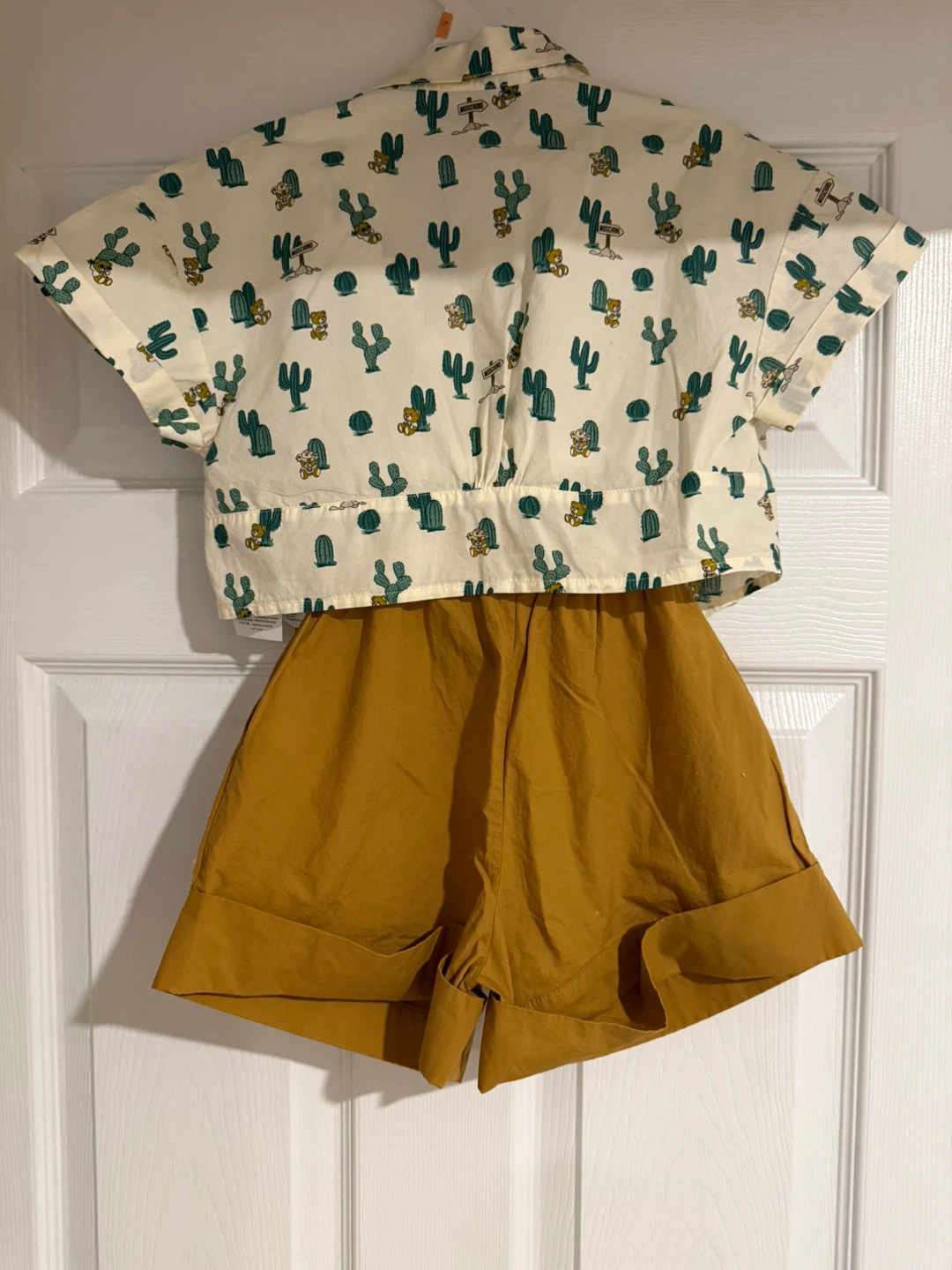 Moschino Kids girls 6 years Cactus Shirt & Shorts Set - photo 5